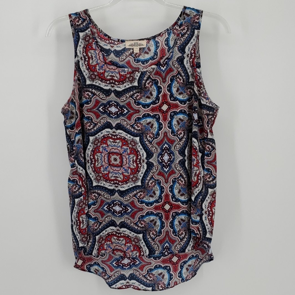 Hippie Rose Lightweight Polyester Tank Top XL